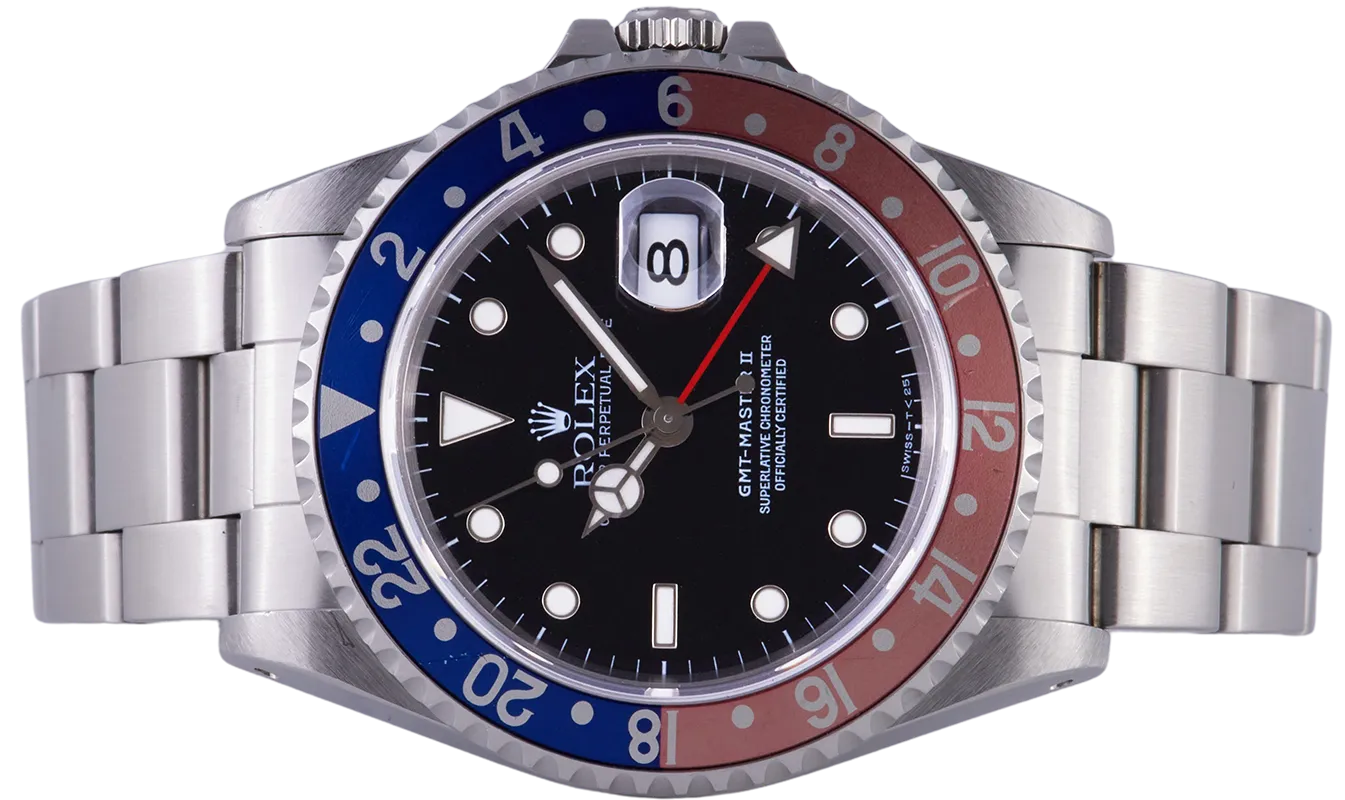 Rolex GMT-Master II Tritium + Pepsi 1996 16710